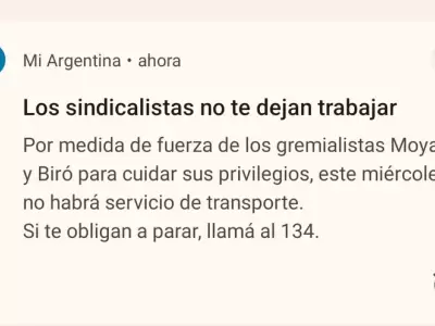 El mensaje sorprendi� a los usuarios de la conocida aplicaci�n de servicios al ciudadano del Gobierno.