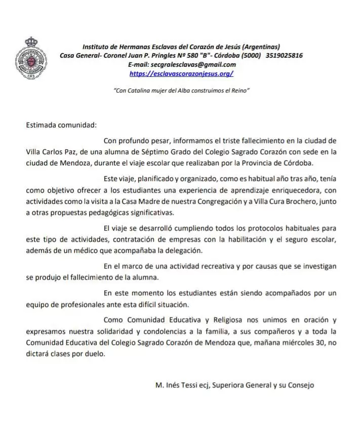 Instituto de Hermanas Esclavas del Coraz�n de Jes�s