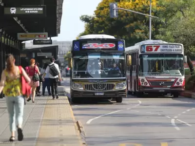 La UTA no adhiri� al paro y los micros circulan hoy con normalidad. (Foto: web)