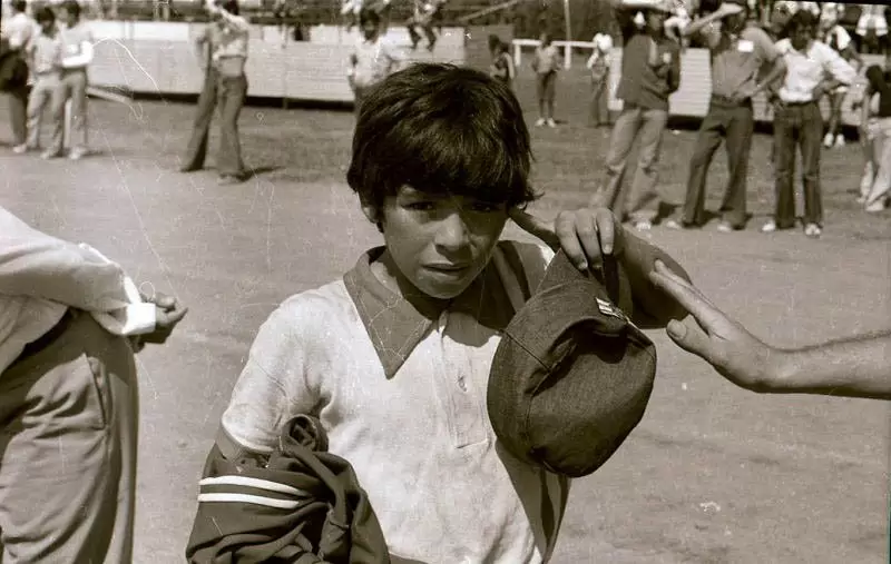 Diego en su �poca de Cebollita