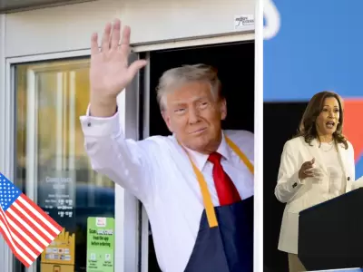 Donald Trump y Kamala Harris.