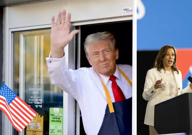 Donald Trump y Kamala Harris.