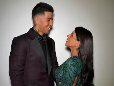 Enzo Fernndez y Valentina Cervantes.