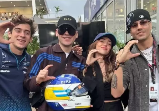 Franco, Bizarrap y Nicki Nicole el fin de semana pasado en M�xico