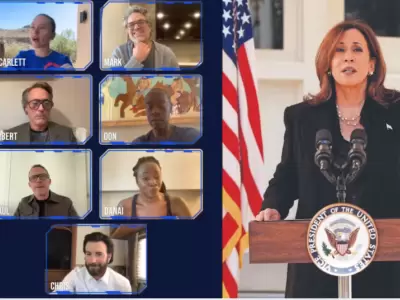 Los Vengadores apoyan a Kamala Harris.