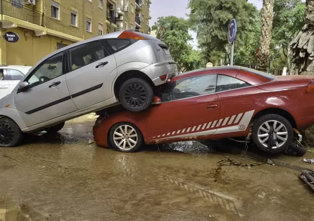 La DANA caus� estragos en Valencia, Espa�a.