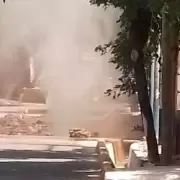 Susto en Godoy Cruz: una gran p�rdida de gas oblig� a evacuar a vecinos