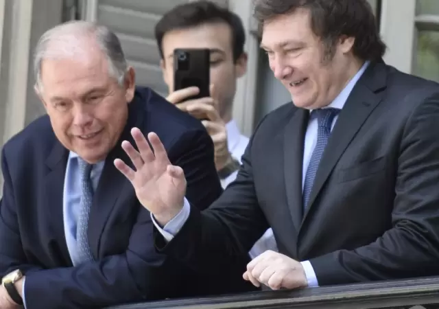 Javier Milei y Gerardo Werthein