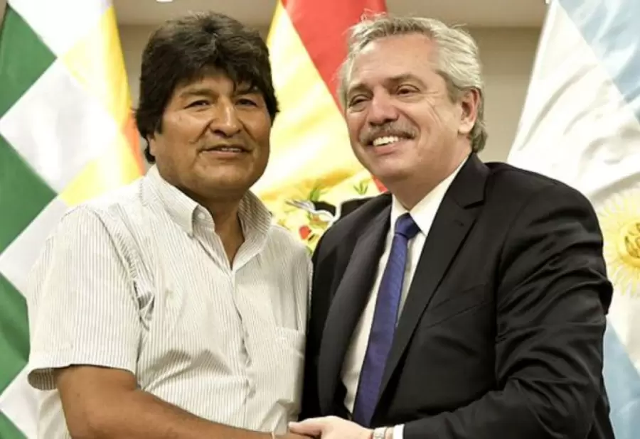 Evo Morales fue protegido por el expresidente Alberto Fern�ndez, quien le brind� asilo. (Foto: web)