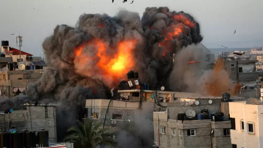 Uno de los bombardeos de Israel sobre la Franja de Gaza. (Foto: archivo web)