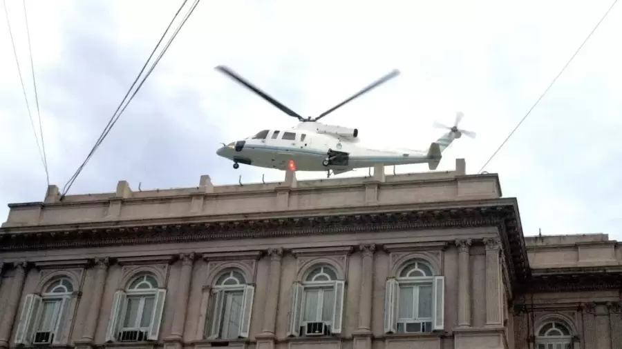 El fat�dico helic�ptero