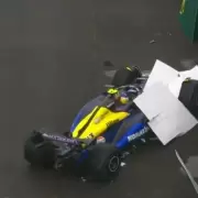 Video: Franco Colapinto choc� en Interlagos y largar� 18� en el GP de Brasil