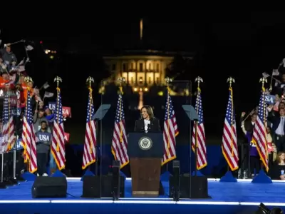 Kamala Harris en plena campa�a