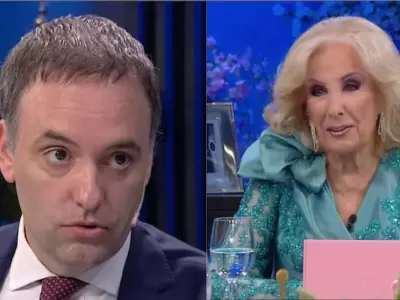 Mirtha Legrand y Manuel Adorni, en tenso debate sobre la pobreza y el Gobierno