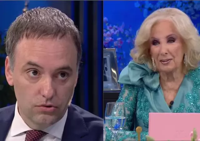 Mirtha Legrand y Manuel Adorni, en tenso debate sobre la pobreza y el Gobierno