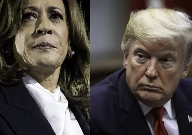 Kamala Harris vs Donald Trump.