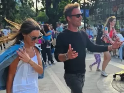 Pampita y Mart�n Pepa disfrutando de sus d�as libres.