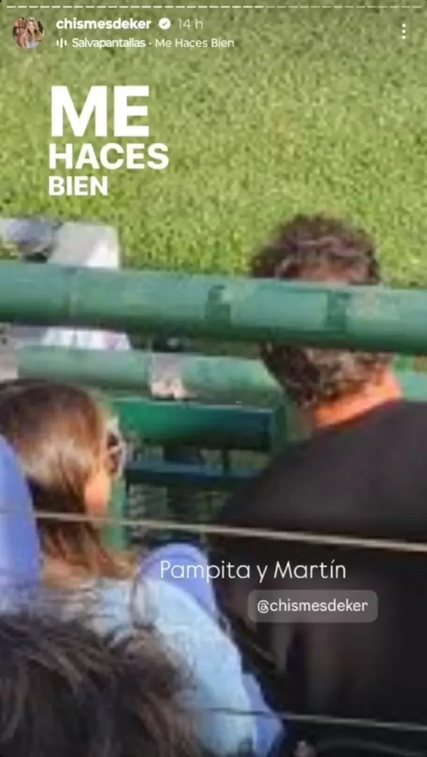 Pampita y Mart�n Pepa disfrutando de sus d�as libres.