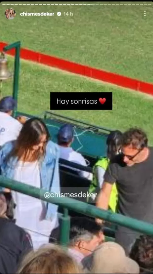 Pampita y Mart�n Pepa disfrutando de sus d�as libres.
