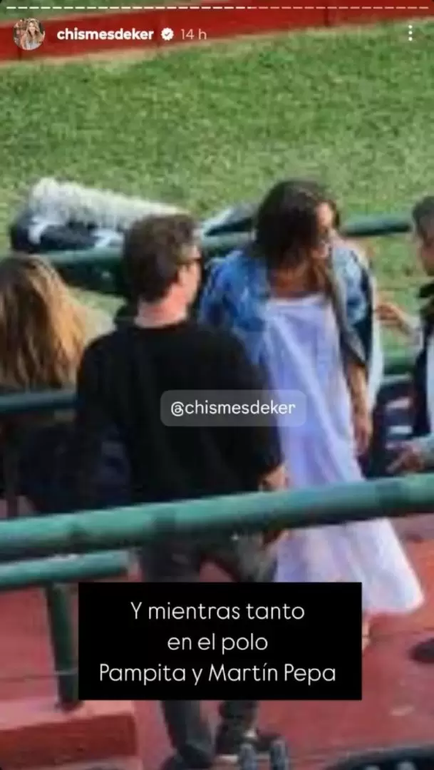 Pampita y Mart�n Pepa disfrutando de sus d�as libres.