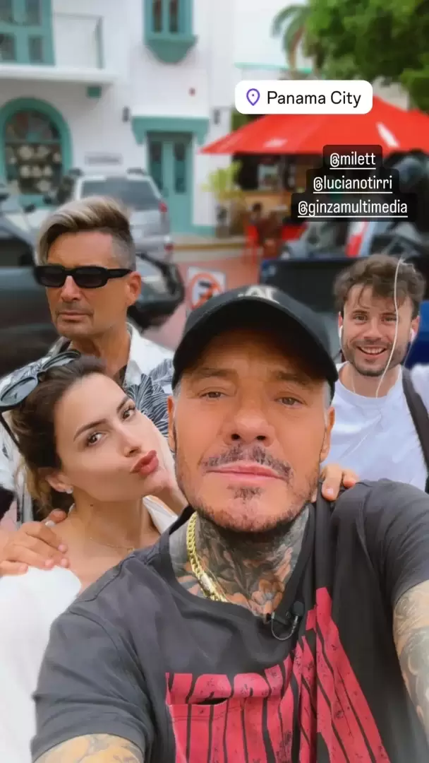 Marcelo Tinelli disfrut� en Panam�