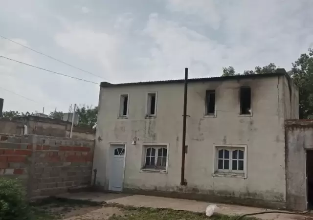 Casa del incendio.