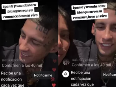L-Gante y Wanda Nara confirmaron su relaci�n.