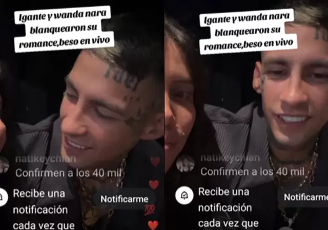 L-Gante y Wanda Nara confirmaron su relaci�n.