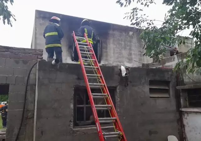 Vivienda donde se habr�a perpetrado el asesinato.
