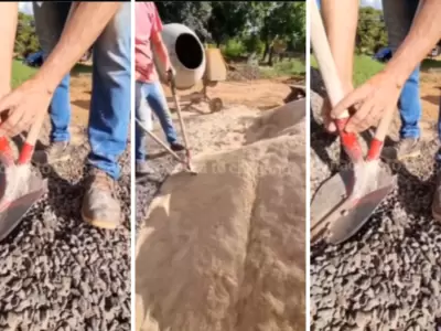 La pala con dos mangos que revoluciona la construcci�n.