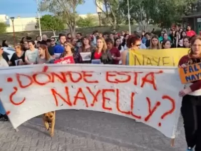 Manifestaci�n para pedir por el paradero de la menor