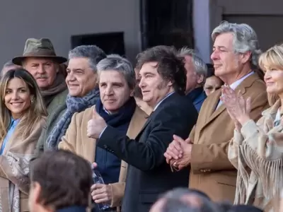 Javier Milei en su ambiente