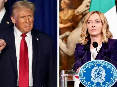 Donald Trump fue felicitado por varios l�deres, entre otros, por la italiana Giorgia Meloni.
