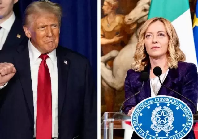 Donald Trump fue felicitado por varios l�deres, entre otros, por la italiana Giorgia Meloni.