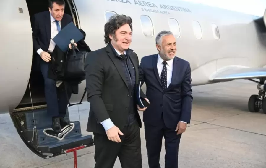 Javier Milei y Alfredo Cornejo.