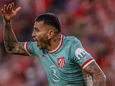 Angelito Correa marc� el ag�nico tanto para el Aleti