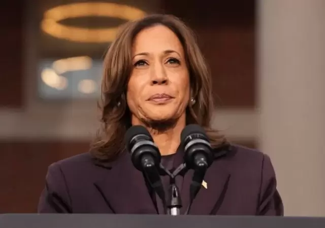 La exvicepresidente Kamala Harris