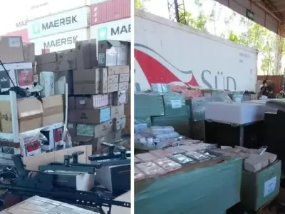 La mercader�a incautada.