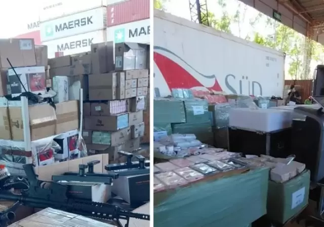 La mercader�a incautada.