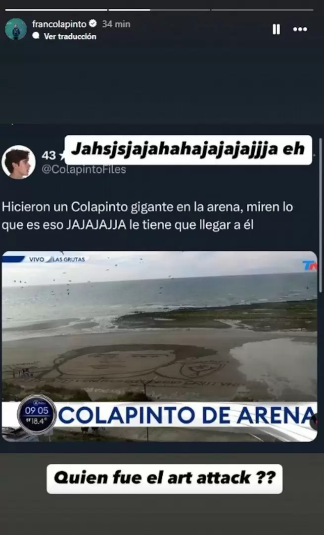 posteo colapinto