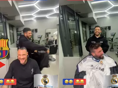 Los clientes quedaron sorprendidos por la broma.