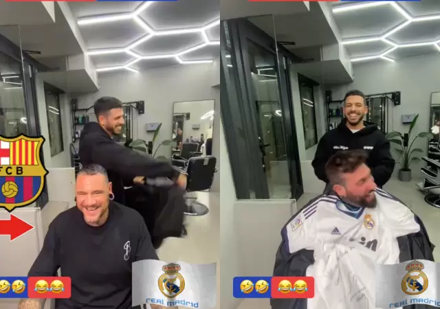 Los clientes quedaron sorprendidos por la broma.