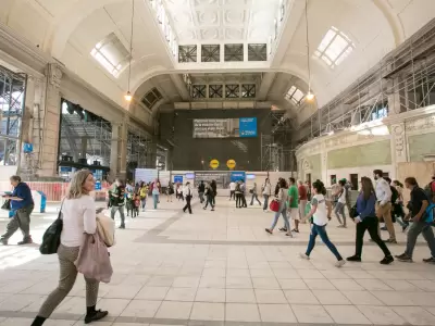 La estaci�n Retiro ser� la primera en tener la medida de seguridad. (Foto: web)