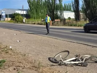 Accidente con bicicleta - imagen ilustrativa