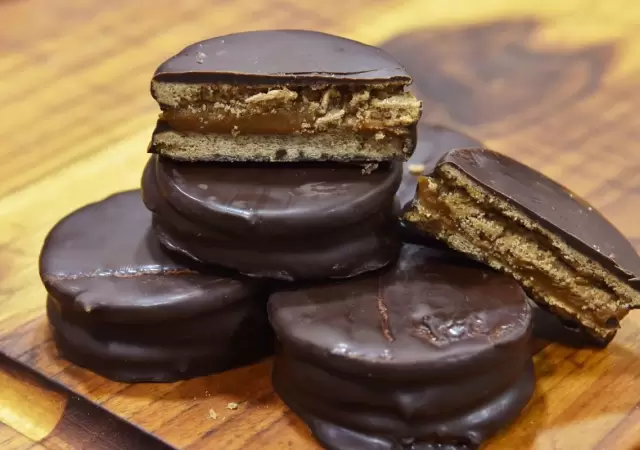 Alfajores de Chocolate.