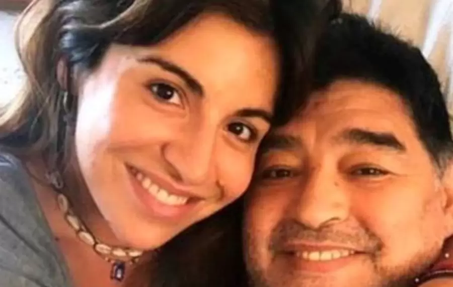 Gianinna y Diego Maradona.