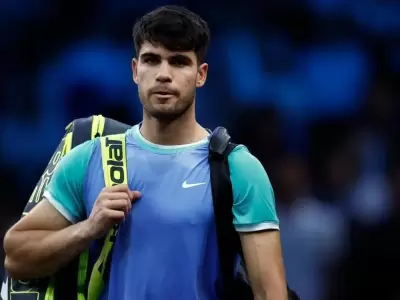 Alcaraz y una derrota que no estaba en los planes.