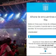 Los hinchas de Racing contrariados por la venta de entradas