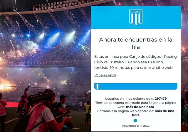 Cerca de 300 mil personas hicieron fila virtual para adquirir las entradas,