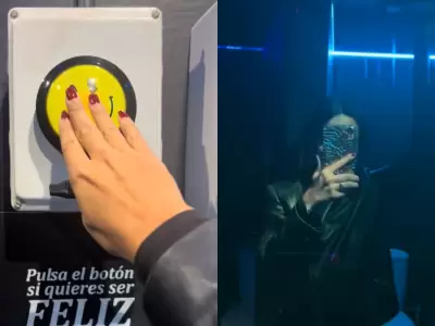 Ba�o viral de la felicidad en la ciudad de Barcelona.